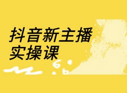 抖音新主播实操课，直播间流量运营线上实操课(18节)-迦哆网创社
