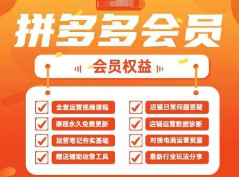 2025拼多多运营实战课，40节全流程教学，覆盖拼多多运营全链路-迦哆网创社