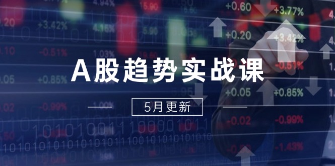 A股趋势实战课：主力动向+政策红利，2025全年策略5月更新-迦哆网创社