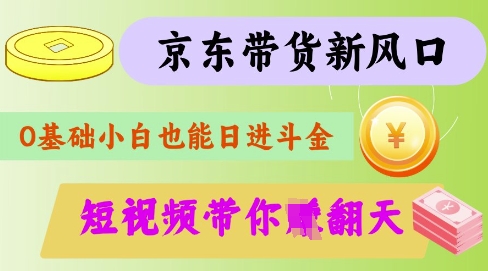 最新京东短视频带货代运营秘籍，轻松躺挣【揭秘】-迦哆网创社