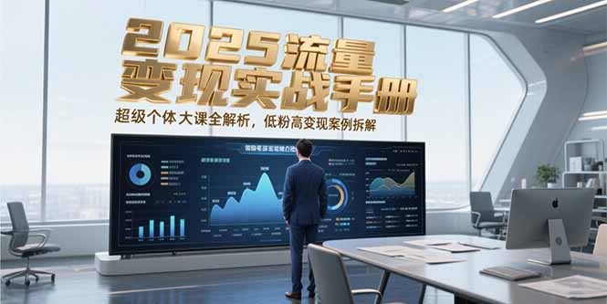 2025流量变现实战手册，超级个体大课全解析，低粉高变现案例拆解-迦哆网创社