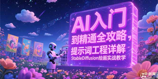 AI入门到精通全攻略，提示词工程详解，StableDiffusion绘画实战教学-迦哆网创社