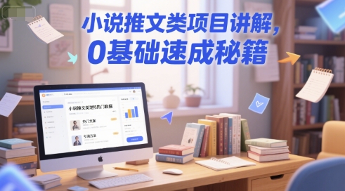 小说推文类项目讲解，0 基础速成秘籍-迦哆网创社