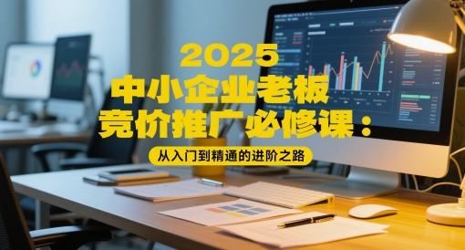 2025中小企业老板竞价推广必修课：从入门到精通的进阶之路-迦哆网创社