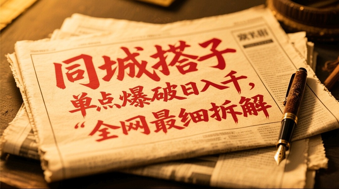 同城搭子群19.9单点爆破日入千，搭子组局月入万，全网最细拆解-迦哆网创社