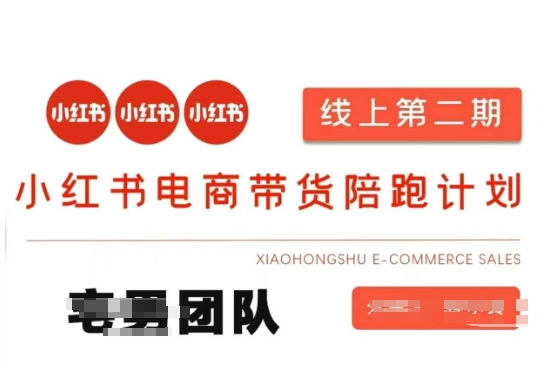 小红书电商带货课2期，月利润20个的小红书电商的有货源，无货源，虚拟产品，付费投流等整套玩法-迦哆网创社