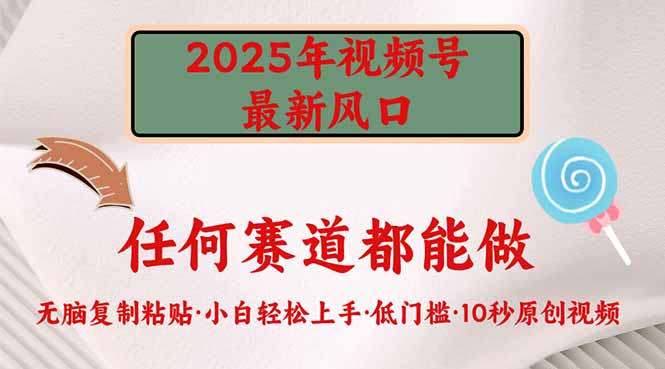 2025年视频号新风口，低门槛只需要无脑执行-迦哆网创社