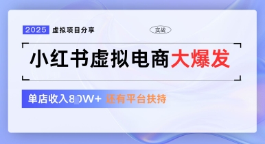小红书虚拟电商项目，平台大力免费流量扶持，低门槛1拖3玩法-迦哆网创社
