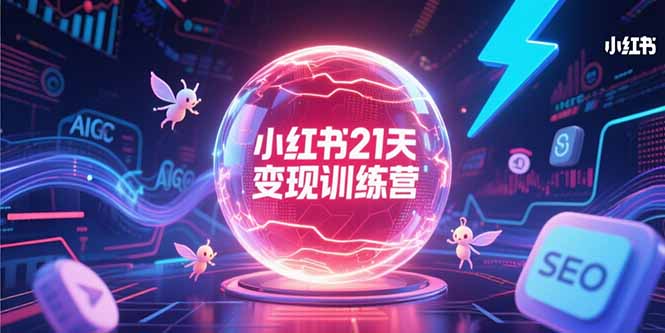 小红书21天变现训练营，AIGC工具高效应用，SEO优化核心技巧-迦哆网创社